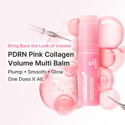 medicube PDRN Pink Collagen Volume Multi Balm Stick | Volufiline, PDRN, NAD, Collagen